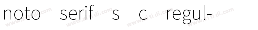 noto serif s c regul字体转换